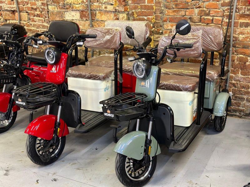 Электротрицикл Бумеранг Pro К3 Красный